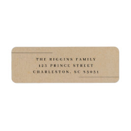 ラスチックモダンクラフト差出人住所 ラベル