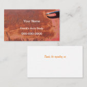 ラスティすごいオールドカークールドードビジネスカード 名刺 (正面/裏面)