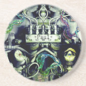 ラスティとモッシーのエンジン両面ディーゼルパンク コースター (正面)