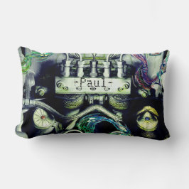 ラスティとモッシーのエンジン両面ディーゼルパンクTh ランバークッション