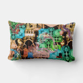 ラスティとモッシーのエンジンCyberpunk Dieselpunk ランバークッション (裏面)