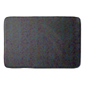 ラスティな緑のパチパチと派手な青いストローク バスマット (正面)