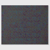 ラスティな緑のパチパチと派手な青いストローク ラッピングペーパー (フラット)