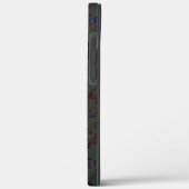 ラスティな緑のパチパチと派手な青いストローク Case-Mate iPhoneケース (裏面 / 左)