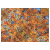 ラスティオレンジモダン抽象デザイン テーブルクロス (正面(横))