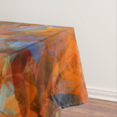 ラスティオレンジモダン抽象デザイン テーブルクロス (インサイチュ)
