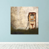 ラスティオールドアンティーク車 キャンバスプリント (インサイチュ (ウッドフロア))