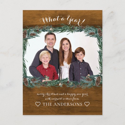 ラスティカルなんて一年だ！ワイヒナントスカランツフォト ポストカード (正面)