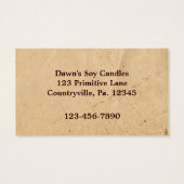 ラスティスターズ&キャンドルつるラベル (裏面)