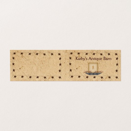 ラスティスターズ&キャンドルビジネスカード 名刺 (外部フラット)