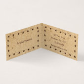 ラスティスターズ&キャンドルビジネスカード 名刺 (内部)