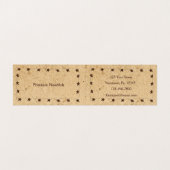 ラスティスターズ&キャンドルビジネスカード 名刺 (内部フラット)