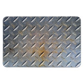 ラスティダイヤモンドプレート鋼 マグネット (横)