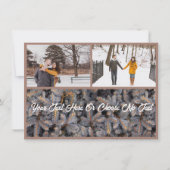 ラスティックなクリスマス エレガントな冬至の森 シーズンカード (正面)