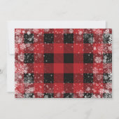 ラスティックなココアとクッキーのクリスマスパーティー 招待状 (裏面)