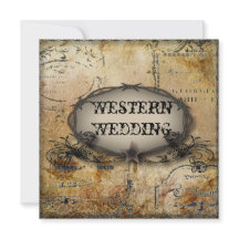 ラスティックなトゲワイヤーのウェスタンカントリーカウボーイウェディング