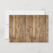 ラスティックなベイビーズブレスとストリングライトの披露宴 招待状 (裏面)