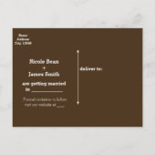 ラスティックなメイソンジャーとライトのベイビーズブレスフラル 案内ポストカード (裏面)