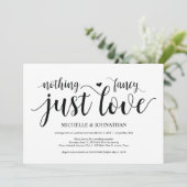 ラスティックな挙式後の招待状カード 招待状 (スタンド正面)