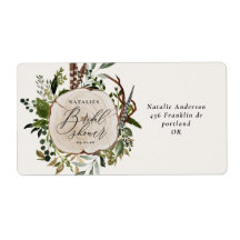 ラスティックな農家の納屋の植物学的な結婚前お茶会