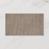 ラスティックな麻のメイソンジャー ベビーおむつくじ券 エンクロージャーカード (裏面)