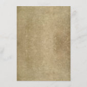 ラスティックの情報結婚カードの列 エンクロージャーカード (裏面)