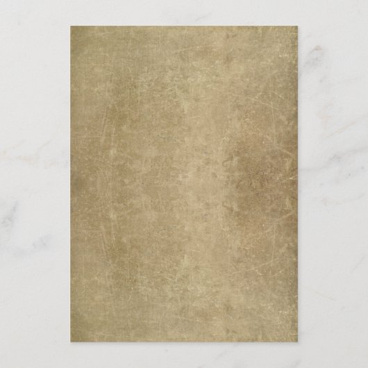 ラスティックの情報結婚カードの列 エンクロージャーカード (裏面)