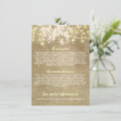 ラスティックの情報結婚カードの列 エンクロージャーカード (スタンド正面)