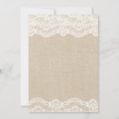 ラスティックアイボリー バルーン ラッセル フラワー メイソンジャー ウェディング 招待状 (裏面)