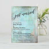 ラスティックアクアウェディング アフターパーティー 招待状 (スタンド正面)