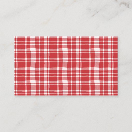 ラスティックアップル ブライダルシャワー レシピリクエスト エンクロージャーカード (裏面)