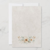 ラスティックウェスタンウェディング 招待状 (裏面)