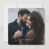 ラスティックウェディング　セーブ・ザ・デート　写真　木目 招待状 (裏面)