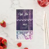 ラスティックウェディング - 木材、レース、糸ハート (インサイチュ)