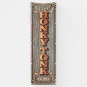 ラスティックウエスタン HONKY TONK 縦 ID1318 横断幕 (縦)