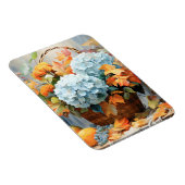 ラスティックウォーターカラー秋の花バスケット マグネット (右側)