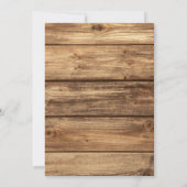 ラスティックウッドの招待状 招待状 (裏面)