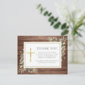 ラスティックウッドグリーンのクリスチャン葬儀 サンキューカード (スタンド正面)