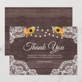 ラスティックウッドレース オータム サンクスカード サンキューカード (正面/裏面)