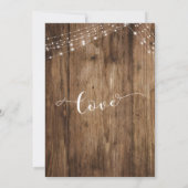 ラスティックウッド・アニバーサリー・ヴァウ・リニューアル・セレブレーション 招待状 (裏面)