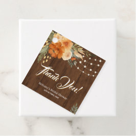 ラスティックウッド ブライダルシャワー Fall in Love フェイバータグ