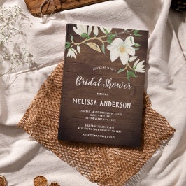 ラスティックウッド マグノリア サザン ブライダルシャワー 招待状