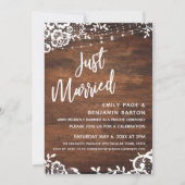 ラスティックウッド・ライト＆レース　ジャストマリッジイベント 招待状 (正面)