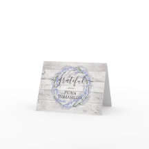 ラスティックウッド ラベンダー リース ベビーシャワー サンクス