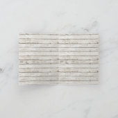 ラスティックウッド ヴィンテージ シーホース ウェディング サンクス サンキューカード (内部)