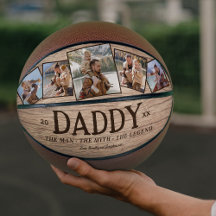 ラスティックウッド「Daddy」フォトバスケットボール記念品