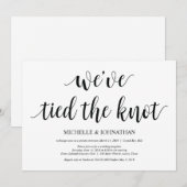 ラスティックエロープメントの受付招待状カード 招待状 (正面/裏面)