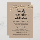 ラスティックエロープメント、ハッピーエバーアフターセレブレーション 招待状 (正面/裏面)