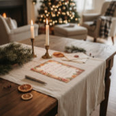 ラスティックオレンジスライス＆キャンドルクリスマスパーティー 招待状