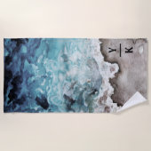 ラスティックオーシャン ビーチタオル (正面)